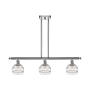 Innovations Lighting Rochester 3 Light 36" Wide Linear Pendant Polished Chrome / Clear
