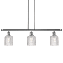 Innovations Lighting Bridal Veil 3 Light 36" Wide Linear Pendant Polished Chrome / Clear