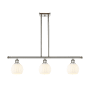 Innovations Lighting White Venetian 3 Light 36" Wide Pendant Polished Nickel / White Venetian