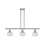 Innovations Lighting Rochester 3 Light 36" Wide Linear Pendant Polished Nickel / Clear