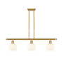 Innovations Lighting White Venetian 3 Light 36" Wide Pendant Satin Gold / White Venetian