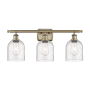 Innovations Lighting Bella 3 Light 26" Wide Vanity Light Antique Brass / Seedy