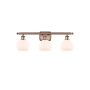 Innovations Lighting Athens 3 Light 26" Wide Vanity Light with Shade Antique Copper / Matte White