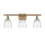 Innovations Lighting Brookfield 3 Light 26" Wide Bathroom Vanity Light Brushed Brass / Clear