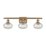Innovations Lighting Ithaca 3 Light 26" Wide Vanity Light Brushed Brass / Clear Ithaca