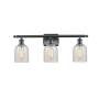 Innovations Lighting Caledonia 3 Light 26" Wide Bathroom Vanity Light Matte Black / Mouchette