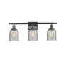 Innovations Lighting Caledonia 3 Light 26" Wide Bathroom Vanity Light Matte Black / Charcoal
