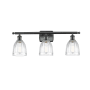 Innovations Lighting Brookfield 3 Light 26" Wide Bathroom Vanity Light Matte Black / Clear