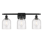 Innovations Lighting Bella 3 Light 26" Wide Vanity Light Matte Black / Seedy