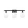 Innovations Lighting Belfast 3 Light 26" Wide Bathroom Vanity Light Oil Rubbed Bronze / Matte White