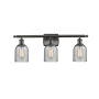 Innovations Lighting Caledonia 3 Light 26" Wide Bathroom Vanity Light Oil Rubbed Bronze / Charcoal