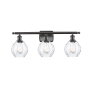 Innovations Lighting Small Waverly 3 Light 26" Wide Bathroom Vanity Light Oil Rubbed Bronze / Clear