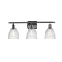 Innovations Lighting Castile 3 Light 26" Wide Bathroom Vanity Light Oil Rubbed Bronze / Clear