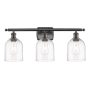 Innovations Lighting Bella 3 Light 26" Wide Vanity Light Oil Rubbed Bronze / Clear