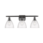 Innovations Lighting Bristol 3 Light 28" Wide Vanity Light Oil Rubbed Bronze / Seedy