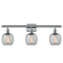 Innovations Lighting Belfast 3 Light 26" Wide Bathroom Vanity Light Polished Chrome / Clear Seedy