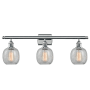 Innovations Lighting Belfast 3 Light 26" Wide Bathroom Vanity Light Polished Chrome / Clear Crackle