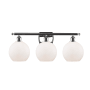 Innovations Lighting Athens 3 Light 26" Wide Vanity Light Polished Chrome / Matte White