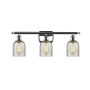 Innovations Lighting Caledonia 3 Light 26" Wide Bathroom Vanity Light Polished Chrome / Mica