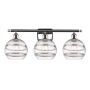 Innovations Lighting Rochester 3 Light 28" Wide Vanity Light Polished Chrome / Clear