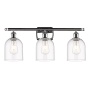 Innovations Lighting Bella 3 Light 26" Wide Vanity Light Polished Chrome / Clear