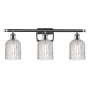 Innovations Lighting Bridal Veil 3 Light 25" Wide Vanity Light Polished Chrome / Clear
