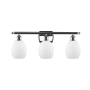 Innovations Lighting Eaton 3 Light 26" Wide Bathroom Vanity Light Polished Chrome / Matte White