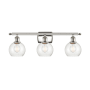 Innovations Lighting Athens 3 Light 26" Wide Vanity Light with Shade Polished Nickel / Seedy