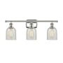 Innovations Lighting Caledonia 3 Light 26" Wide Bathroom Vanity Light Polished Nickel / Mouchette