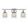Innovations Lighting Caledonia 3 Light 26" Wide Bathroom Vanity Light Polished Nickel / Mica
