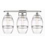 Innovations Lighting Vaz 3 Light 28" Wide Vanity Light Polished Nickel / Clear