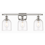 Innovations Lighting Bella 3 Light 26" Wide Vanity Light Polished Nickel / Clear
