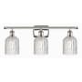 Innovations Lighting Bridal Veil 3 Light 25" Wide Vanity Light Polished Nickel / Clear