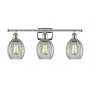 Innovations Lighting Eaton 3 Light 26" Wide Bathroom Vanity Light Polished Nickel / Clear