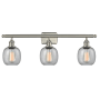 Innovations Lighting Belfast 3 Light 26" Wide Bathroom Vanity Light Brushed Satin Nickel / Metal Shade