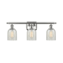 Innovations Lighting Caledonia 3 Light 26" Wide Bathroom Vanity Light Brushed Satin Nickel / Mouchette