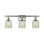 Innovations Lighting Caledonia 3 Light 26" Wide Bathroom Vanity Light Brushed Satin Nickel / Mica