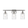 Innovations Lighting Candor 3 Light 26" Wide Bathroom Vanity Light Brushed Satin Nickel / Clear Waterglass