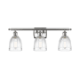 Innovations Lighting Brookfield 3 Light 26" Wide Bathroom Vanity Light Brushed Satin Nickel / Clear