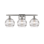 Innovations Lighting Rochester 3 Light 28" Wide Vanity Light Brushed Satin Nickel / Clear