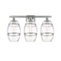 Innovations Lighting Vaz 3 Light 28" Wide Vanity Light Brushed Satin Nickel / Clear