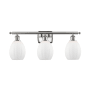 Innovations Lighting Eaton 3 Light 26" Wide Bathroom Vanity Light Brushed Satin Nickel / Matte White