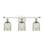 Innovations Lighting Caledonia 3 Light 26" Wide Bathroom Vanity Light White and Polished Chrome / Mica