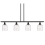 Innovations Lighting Bella 4 Light 48" Wide Linear Pendant Matte Black / Seedy