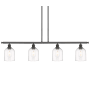 Innovations Lighting Bella 4 Light 48" Wide Linear Pendant Oil Rubbed Bronze / Clear