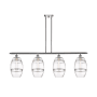 Innovations Lighting Vaz 4 Light 48" Wide Linear Pendant Polished Chrome / Clear