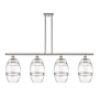 Innovations Lighting Vaz 4 Light 48" Wide Linear Pendant Polished Nickel / Clear
