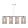 Innovations Lighting Cobbleskill 4 Light 48" Wide Linear Pendant Brushed Satin Nickel / Mercury