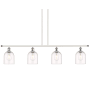 Innovations Lighting Bella 4 Light 48" Wide Linear Pendant White Polished Chrome / Clear