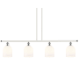 Innovations Lighting Bella 4 Light 48" Wide Linear Pendant White Polished Chrome / Gloss White